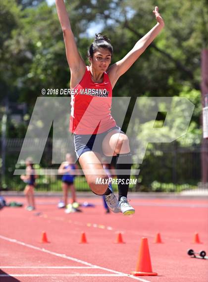 Thumbnail 2 in Serra Top 7 San Mateo (Girls Long Jump) photogallery.