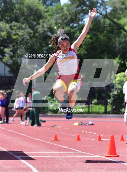 Thumbnail 1 in Serra Top 7 San Mateo (Girls Long Jump) photogallery.