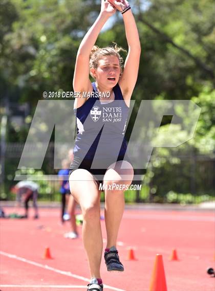 Thumbnail 1 in Serra Top 7 San Mateo (Girls Long Jump) photogallery.
