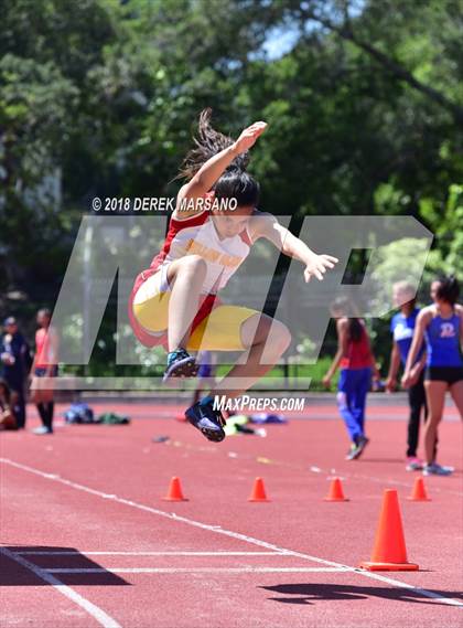 Thumbnail 2 in Serra Top 7 San Mateo (Girls Long Jump) photogallery.