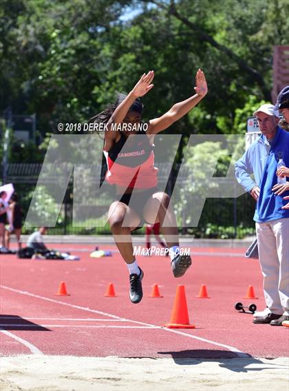 Thumbnail 3 in Serra Top 7 San Mateo (Girls Long Jump) photogallery.