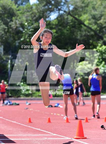Thumbnail 1 in Serra Top 7 San Mateo (Girls Long Jump) photogallery.