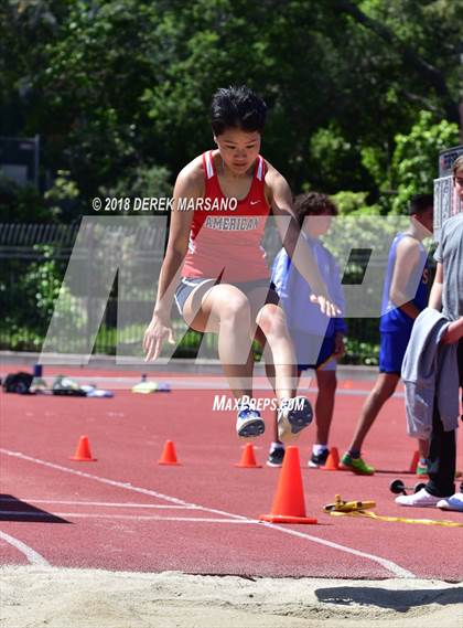 Thumbnail 2 in Serra Top 7 San Mateo (Girls Long Jump) photogallery.