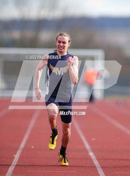 Thumbnail 1 in Montoursville @ Danville (boys events) photogallery.