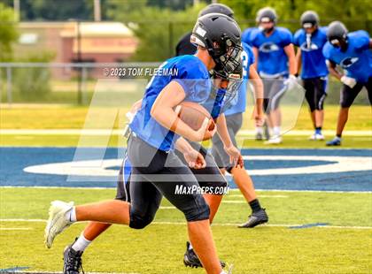 Thumbnail 2 in Basehor-Linwood @ Shawnee Mission West (Scrimmage) photogallery.