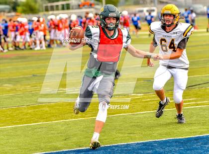 Thumbnail 2 in Basehor-Linwood @ Shawnee Mission West (Scrimmage) photogallery.