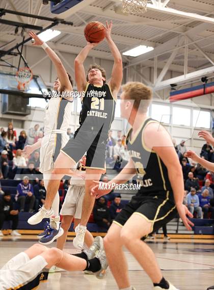 Thumbnail 2 in Devon Prep vs Delone Catholic (PIAA 3A Round 1) photogallery.