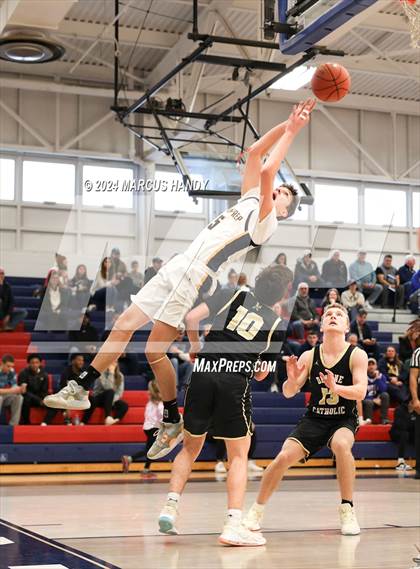 Thumbnail 2 in Devon Prep vs Delone Catholic (PIAA 3A Round 1) photogallery.