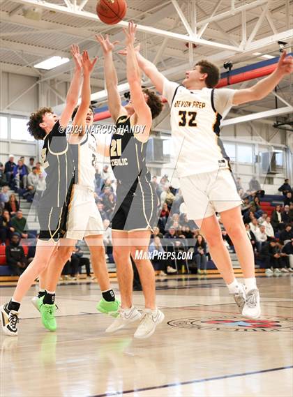 Thumbnail 1 in Devon Prep vs Delone Catholic (PIAA 3A Round 1) photogallery.
