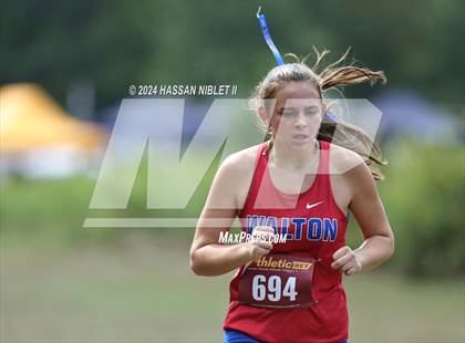 Thumbnail 1 in Girls Cobb County Cross Country Championships 2024 photogallery.