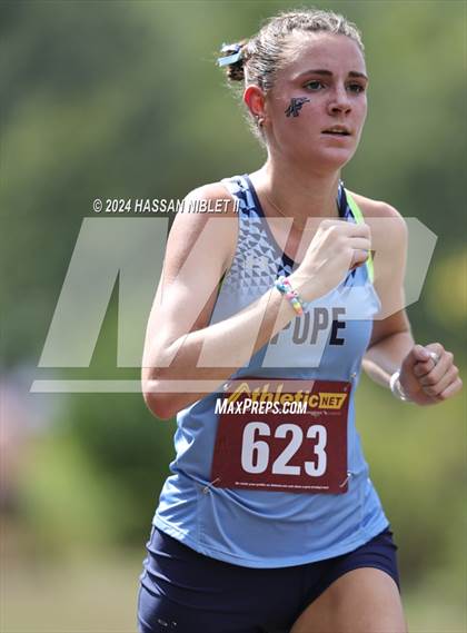Thumbnail 3 in Girls Cobb County Cross Country Championships 2024 photogallery.