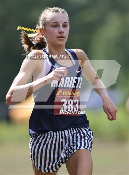 Thumbnail 1 in Girls Cobb County Cross Country Championships 2024 photogallery.