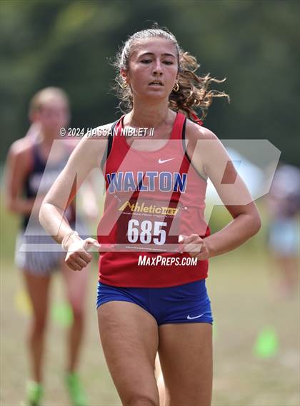 Thumbnail 1 in Girls Cobb County Cross Country Championships 2024 photogallery.