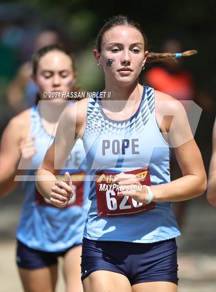 Thumbnail 2 in Girls Cobb County Cross Country Championships 2024 photogallery.