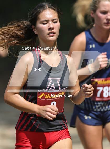 Thumbnail 2 in Girls Cobb County Cross Country Championships 2024 photogallery.