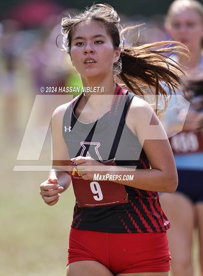 Thumbnail 2 in Girls Cobb County Cross Country Championships 2024 photogallery.