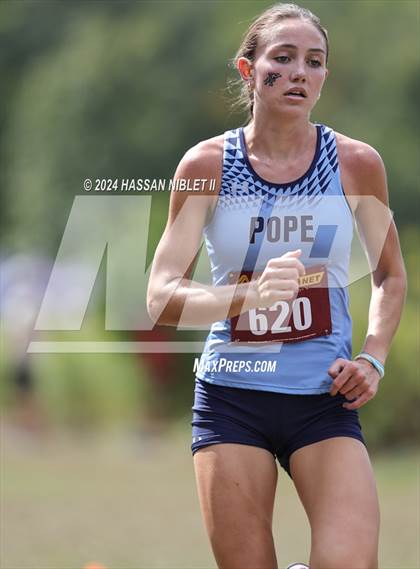 Thumbnail 3 in Girls Cobb County Cross Country Championships 2024 photogallery.