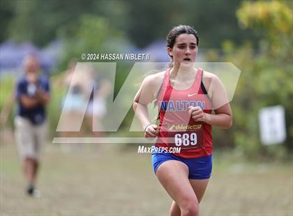 Thumbnail 2 in Girls Cobb County Cross Country Championships 2024 photogallery.