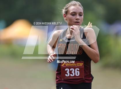 Thumbnail 3 in Girls Cobb County Cross Country Championships 2024 photogallery.