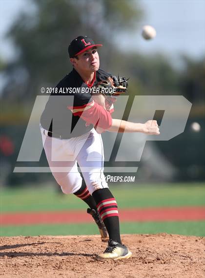 Thumbnail 2 in Orange Lutheran vs. Harvard-Westlake (The Boras Classic) photogallery.