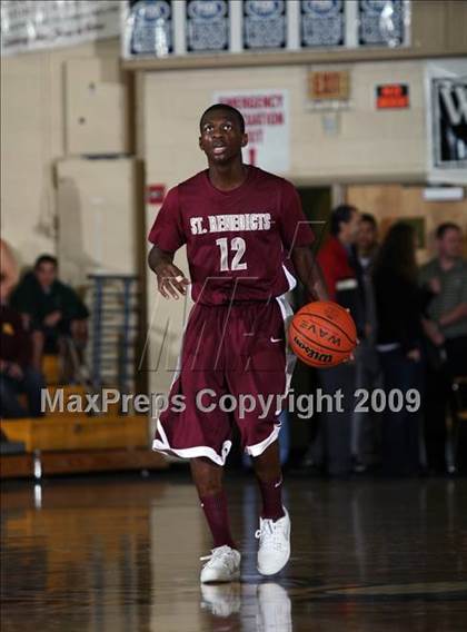 Thumbnail 1 in St. Benedict's Prep vs St. Frances (City of Palms Classic) photogallery.