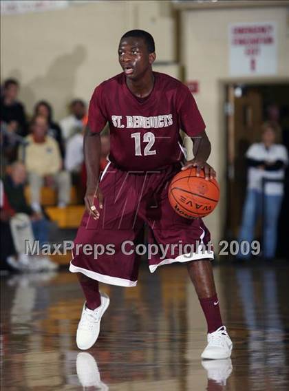 Thumbnail 1 in St. Benedict's Prep vs St. Frances (City of Palms Classic) photogallery.