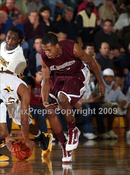 Thumbnail 1 in St. Benedict's Prep vs St. Frances (City of Palms Classic) photogallery.