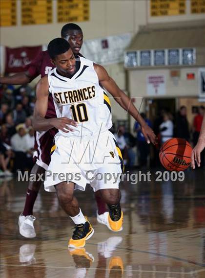 Thumbnail 3 in St. Benedict's Prep vs St. Frances (City of Palms Classic) photogallery.