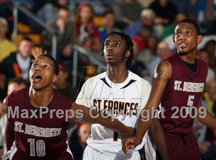 Thumbnail 3 in St. Benedict's Prep vs St. Frances (City of Palms Classic) photogallery.