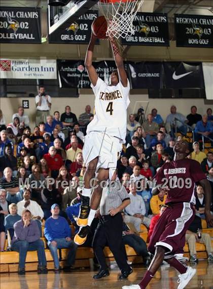 Thumbnail 1 in St. Benedict's Prep vs St. Frances (City of Palms Classic) photogallery.
