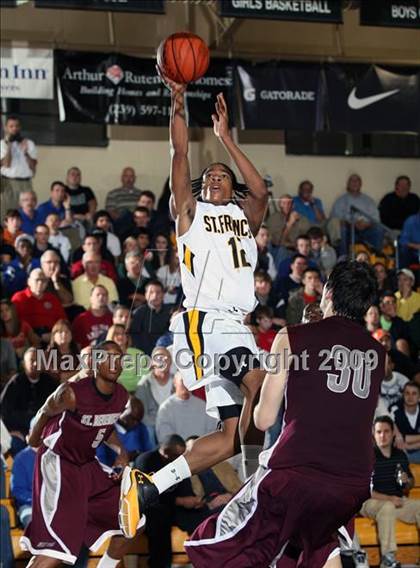 Thumbnail 3 in St. Benedict's Prep vs St. Frances (City of Palms Classic) photogallery.