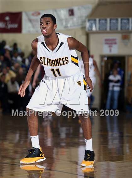 Thumbnail 1 in St. Benedict's Prep vs St. Frances (City of Palms Classic) photogallery.
