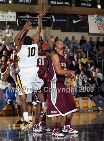 Thumbnail 3 in St. Benedict's Prep vs St. Frances (City of Palms Classic) photogallery.