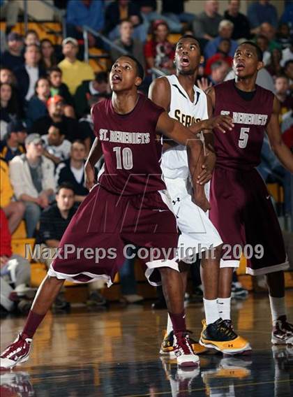 Thumbnail 3 in St. Benedict's Prep vs St. Frances (City of Palms Classic) photogallery.
