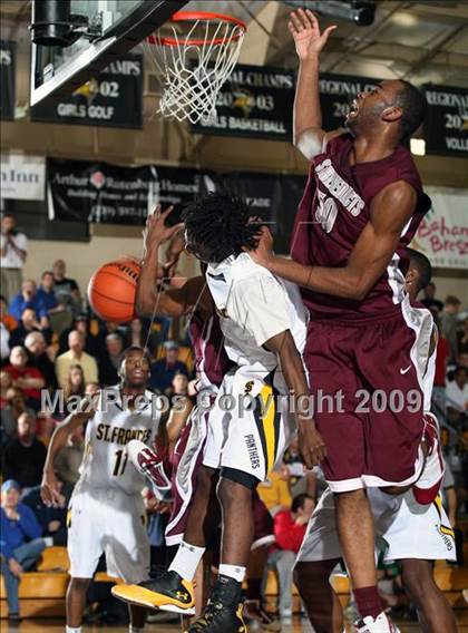 Thumbnail 1 in St. Benedict's Prep vs St. Frances (City of Palms Classic) photogallery.