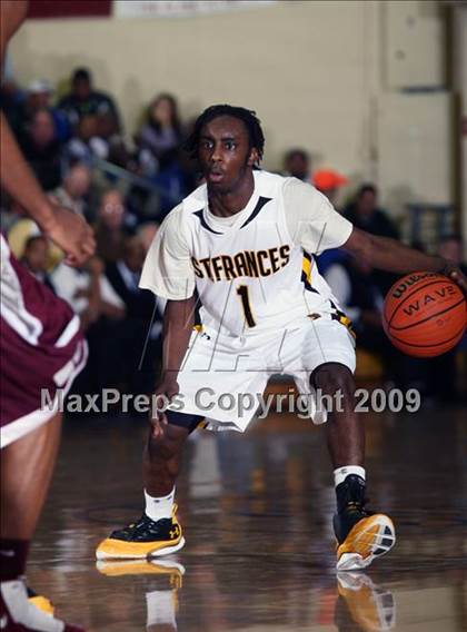 Thumbnail 1 in St. Benedict's Prep vs St. Frances (City of Palms Classic) photogallery.