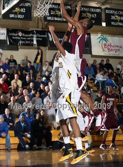 Thumbnail 1 in St. Benedict's Prep vs St. Frances (City of Palms Classic) photogallery.