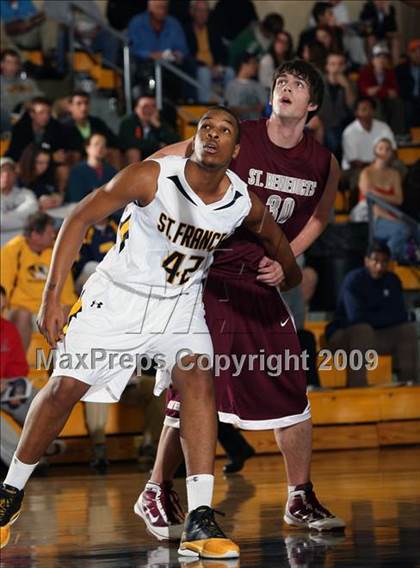Thumbnail 2 in St. Benedict's Prep vs St. Frances (City of Palms Classic) photogallery.