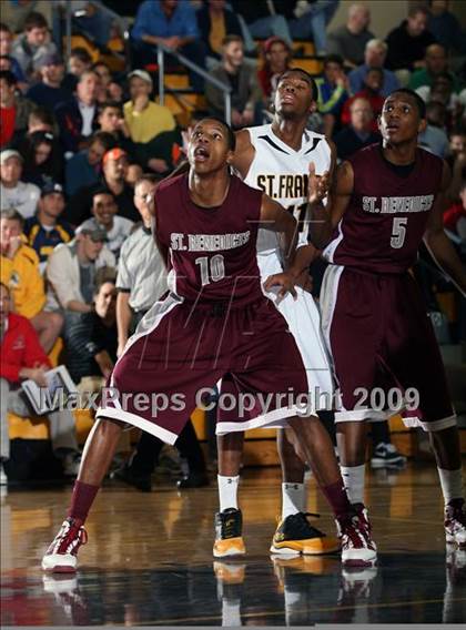Thumbnail 2 in St. Benedict's Prep vs St. Frances (City of Palms Classic) photogallery.