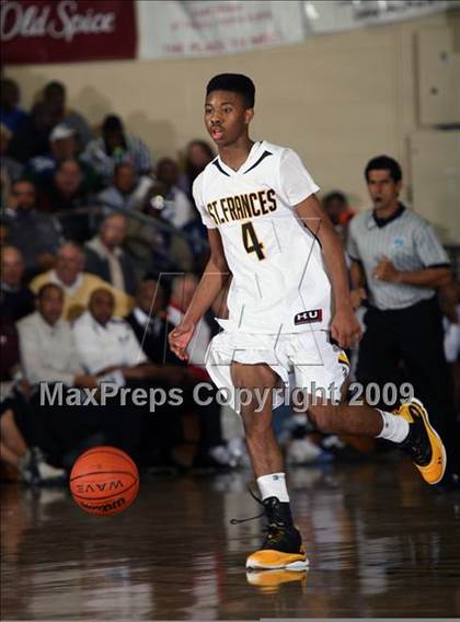 Thumbnail 1 in St. Benedict's Prep vs St. Frances (City of Palms Classic) photogallery.