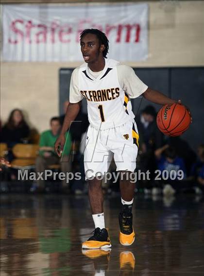 Thumbnail 1 in St. Benedict's Prep vs St. Frances (City of Palms Classic) photogallery.