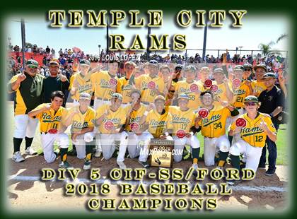 Thumbnail 1 in Temple City vs. Malibu (CIF SS DIV 5 Final) photogallery.