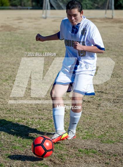 Thumbnail 1 in Holy Cross vs. The Atonement Academy photogallery.