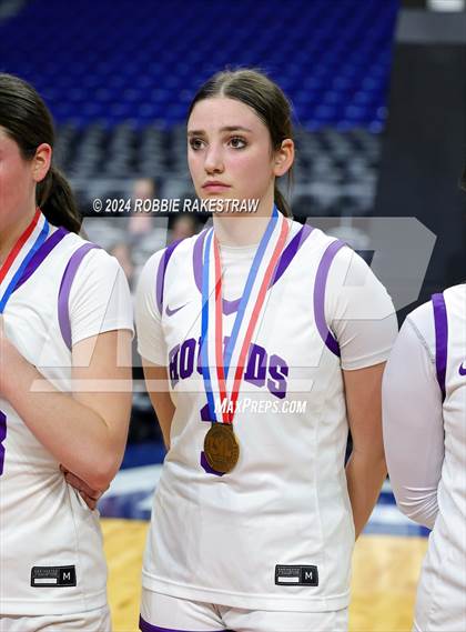 Thumbnail 3 in Boerne vs. Canyon (UIL 4A Basketball Semifinal Medal Ceremony) photogallery.