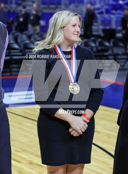Thumbnail 3 in Boerne vs. Canyon (UIL 4A Basketball Semifinal Medal Ceremony) photogallery.