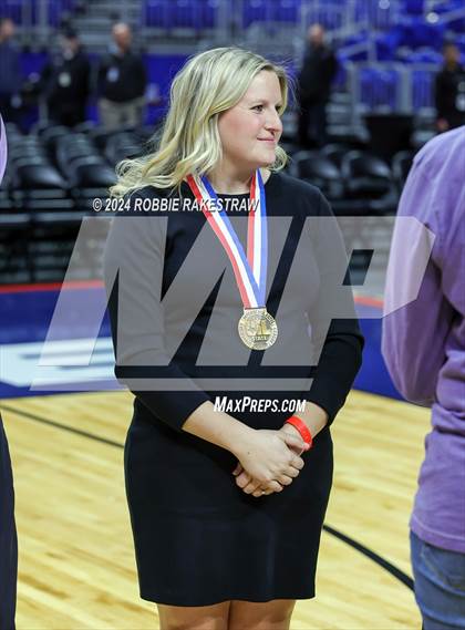 Thumbnail 2 in Boerne vs. Canyon (UIL 4A Basketball Semifinal Medal Ceremony) photogallery.