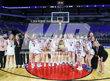 Thumbnail 2 in Boerne vs. Canyon (UIL 4A Basketball Semifinal Medal Ceremony) photogallery.
