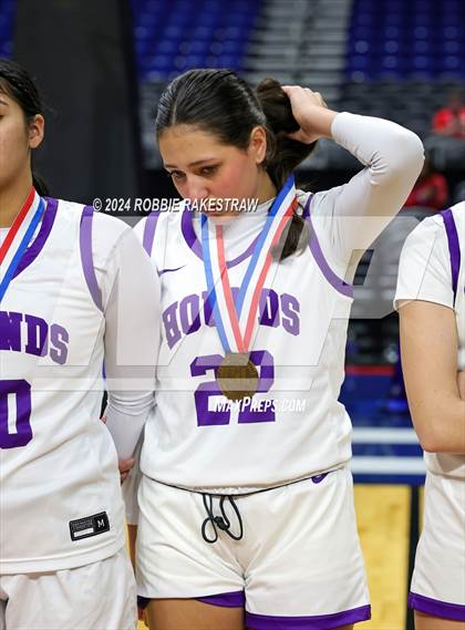 Thumbnail 3 in Boerne vs. Canyon (UIL 4A Basketball Semifinal Medal Ceremony) photogallery.