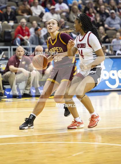 Thumbnail 2 in Cooper vs Holy Cross (2024 9th Region Girls Basketball Tournament) photogallery.