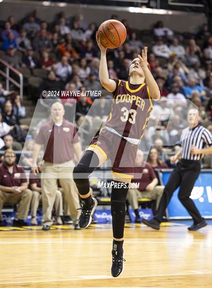 Thumbnail 1 in Cooper vs Holy Cross (2024 9th Region Girls Basketball Tournament) photogallery.